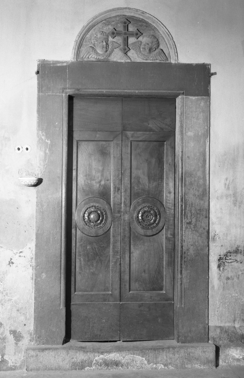 porta - a due battenti - bottega toscana (sec. XIX)