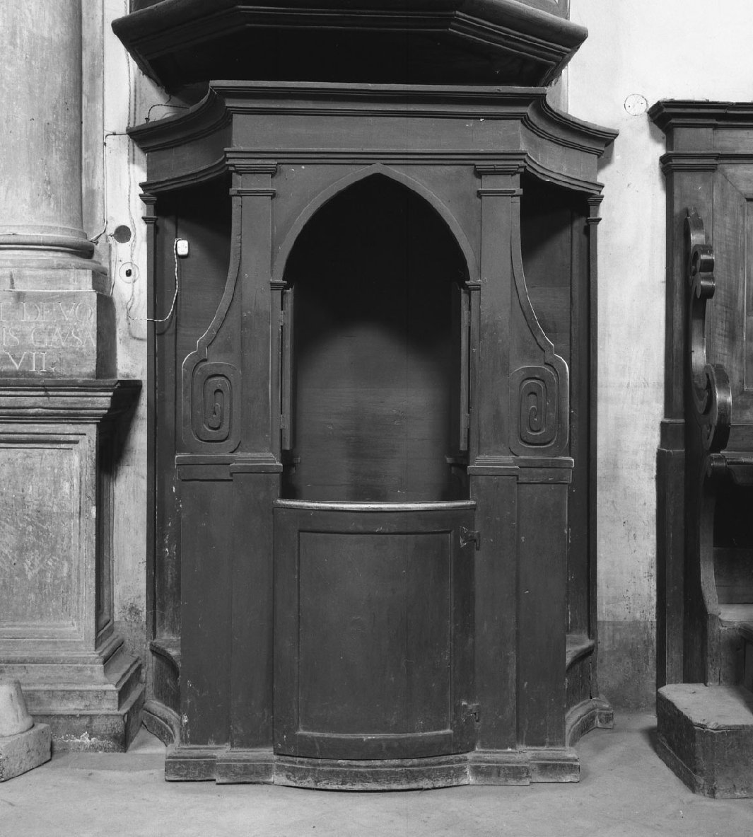 confessionale, coppia - bottega toscana (sec. XVIII)