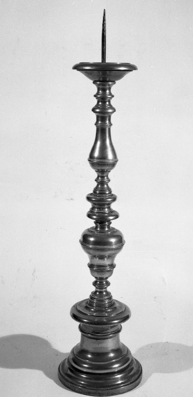 candeliere - bottega toscana (secc. XVII/ XVIII)