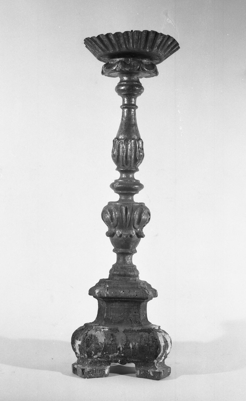 candeliere, coppia - bottega toscana (sec. XVIII)