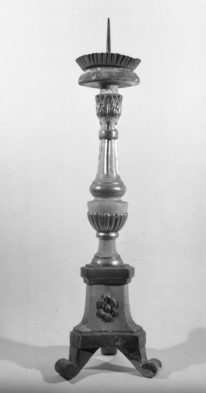 candeliere, serie - bottega toscana (secc. XVIII/ XIX)