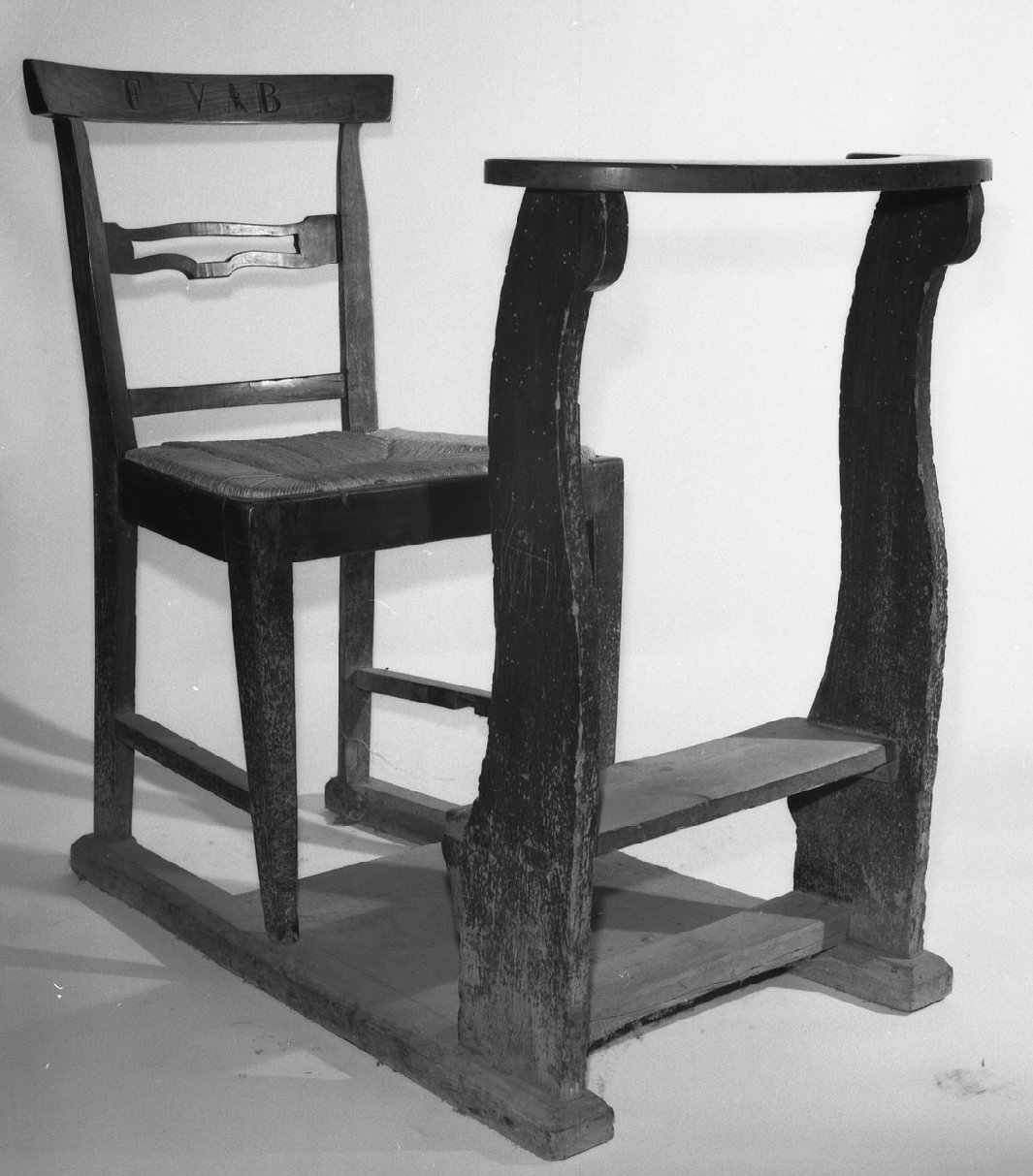 sedia - bottega toscana (prima metà sec. XIX)