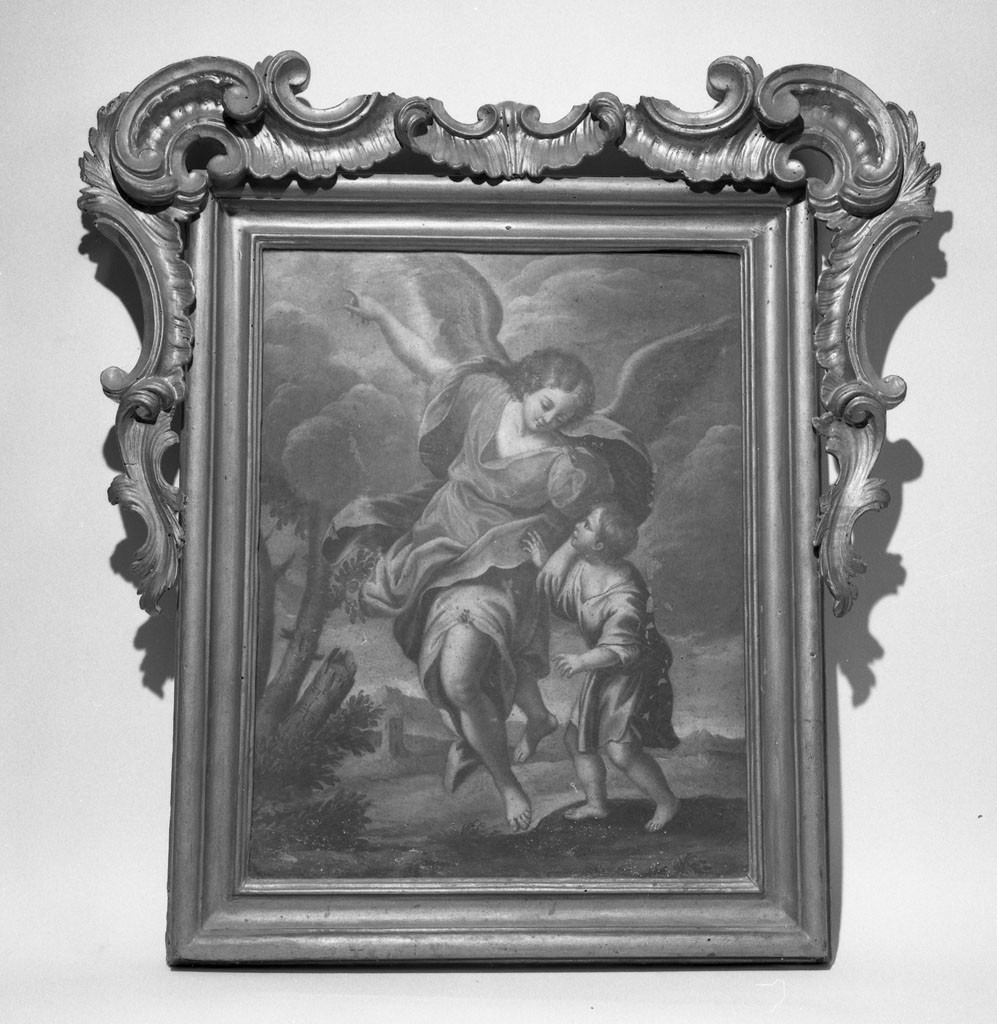 angelo custode (dipinto) - ambito toscano (sec. XVIII)