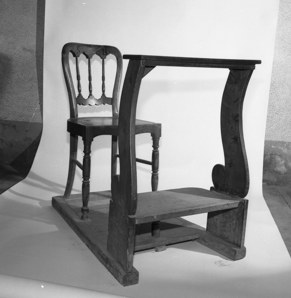 sedia - bottega toscana (sec. XIX)