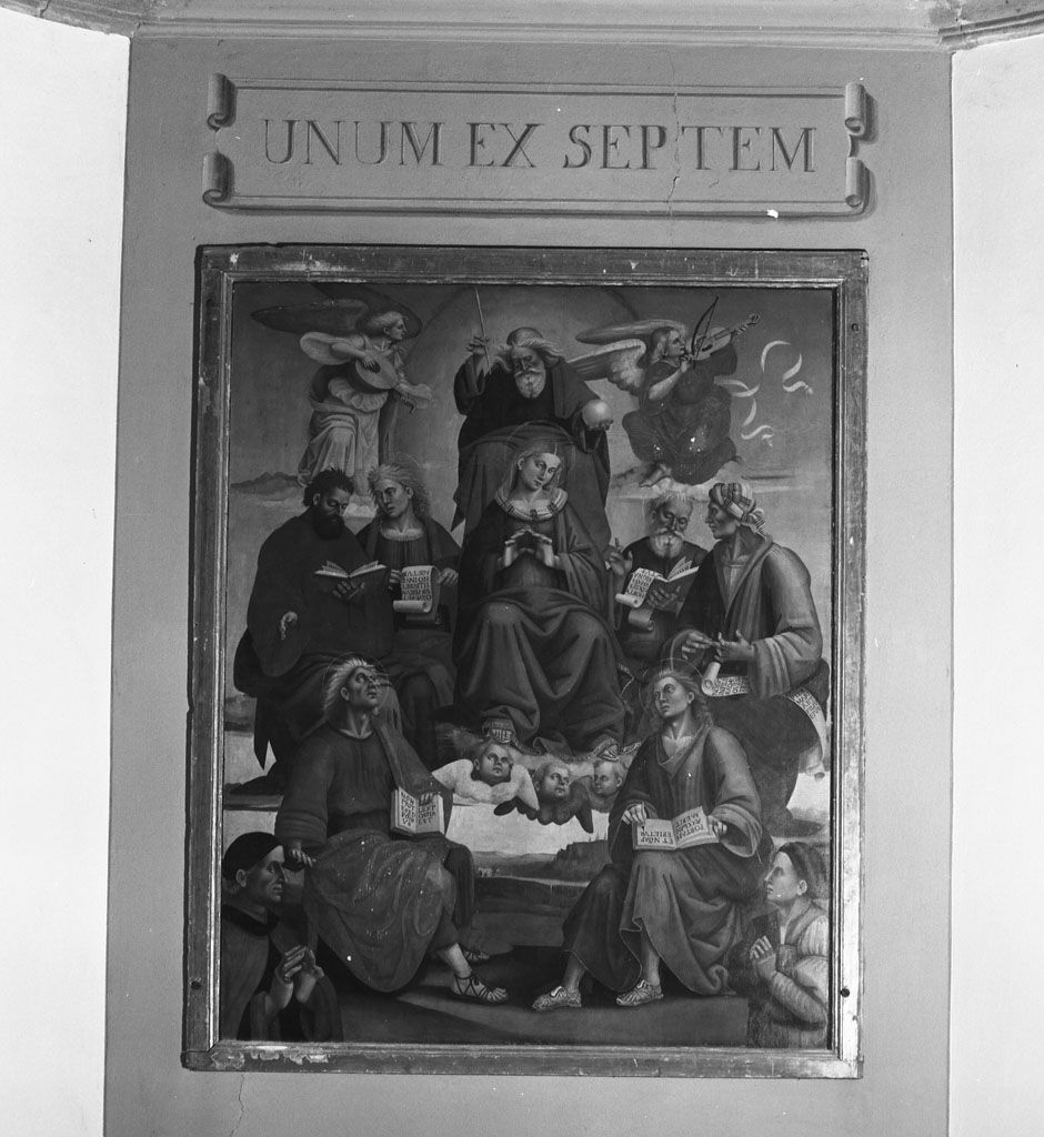 Immacolata Concezione (dipinto) di Signorelli Luca (cerchia) (sec. XVI)