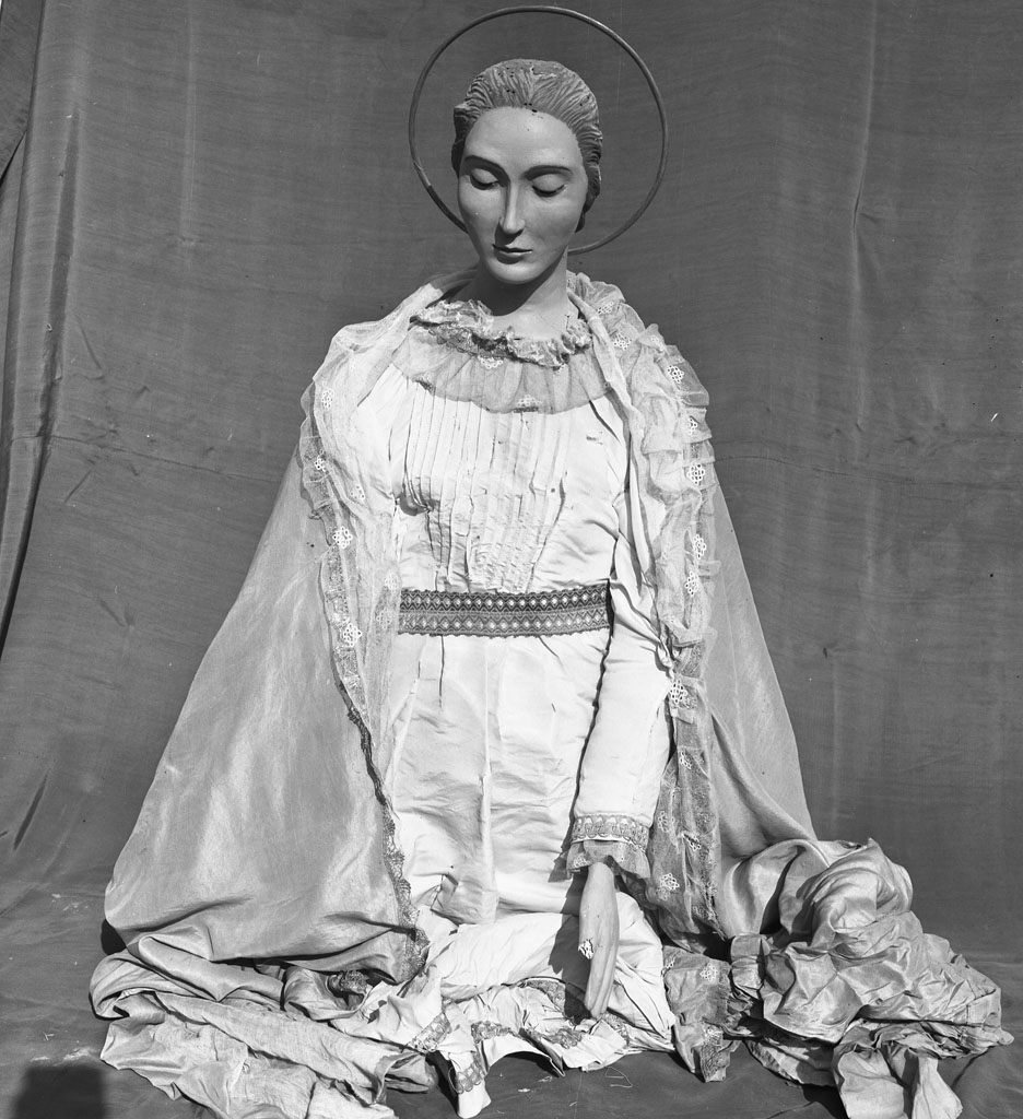 Madonna (scultura) di Fabbrucci Francesco (attribuito) (metà sec. XVIII)