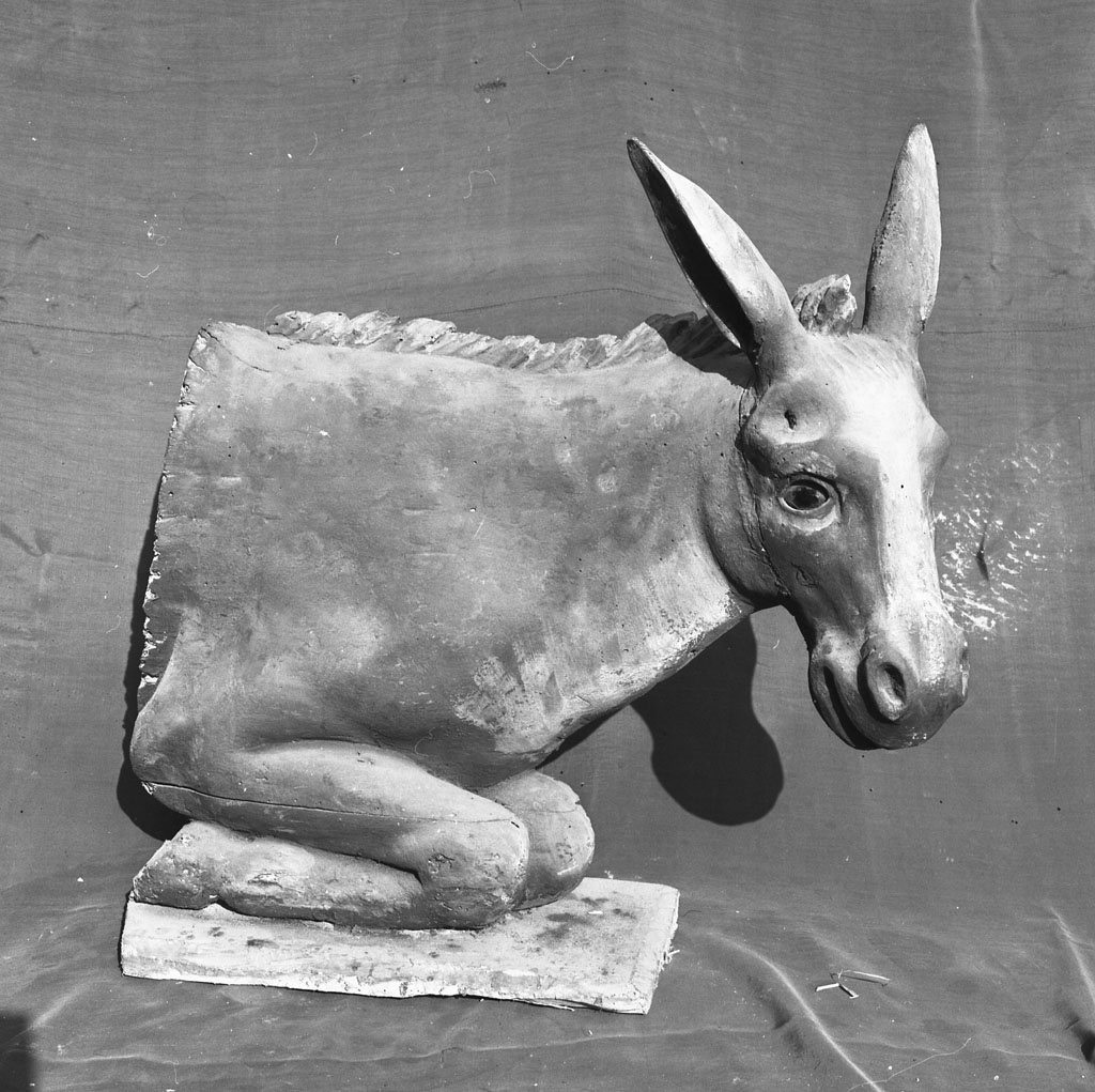 asino (scultura) di Fabbrucci Francesco (attribuito) (metà sec. XVIII)