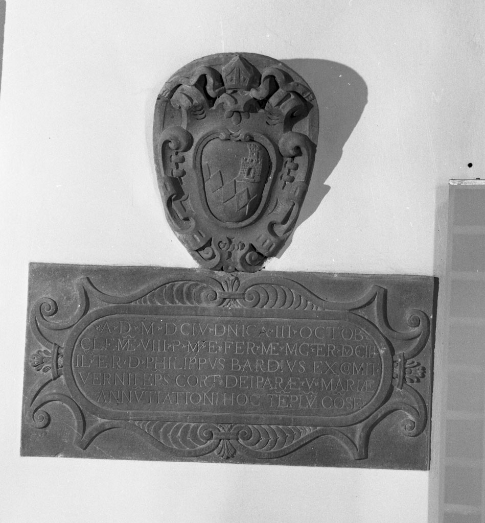 lapide - bottega toscana (sec. XVII)