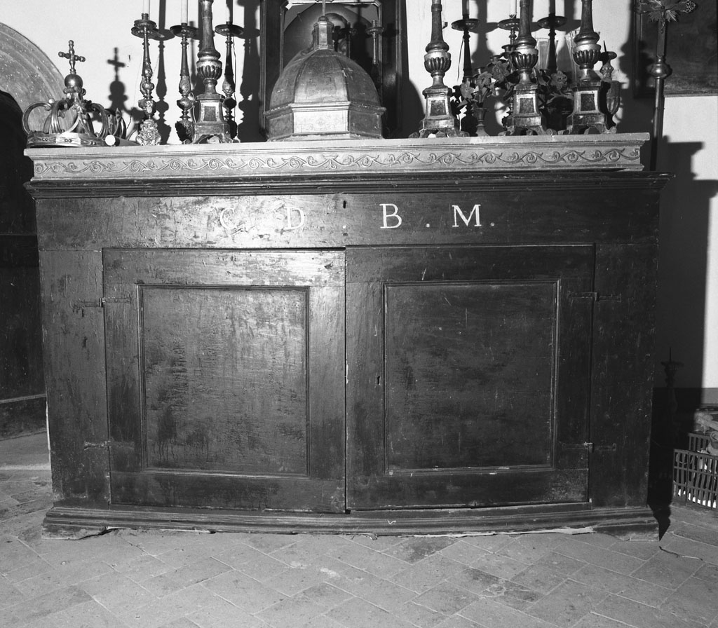 credenza - bottega toscana (fine sec. XVIII)