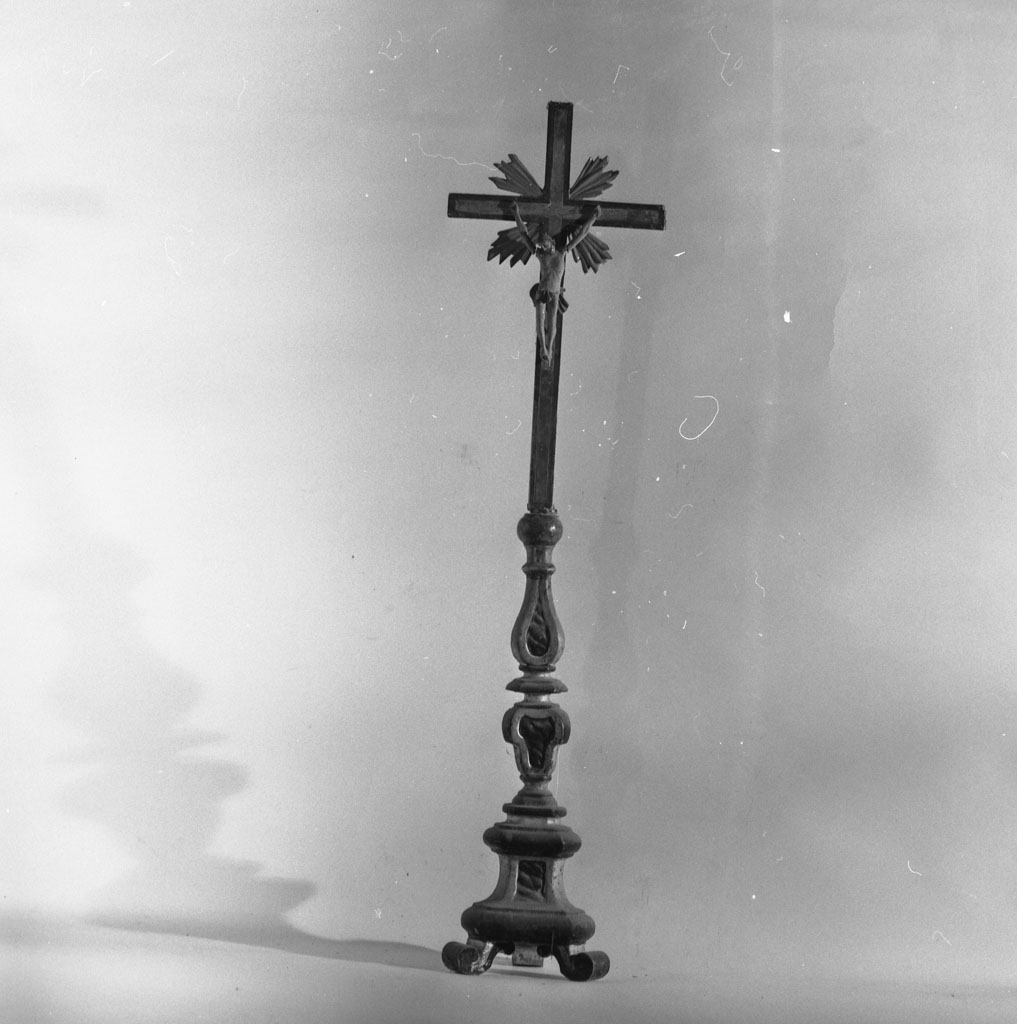 croce processionale - manifattura toscana (fine sec. XVIII)