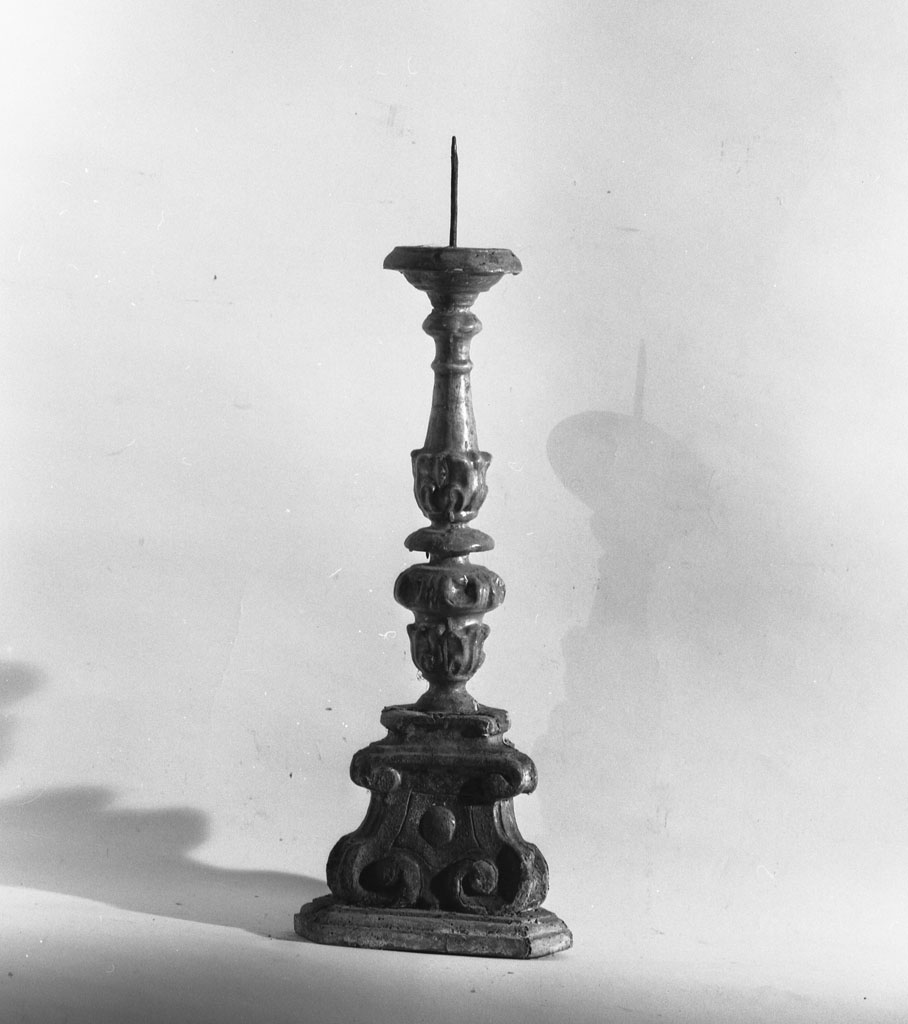 candeliere d'altare - bottega toscana (fine sec. XVIII)