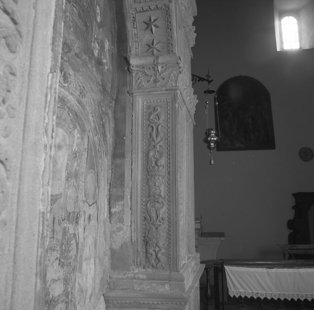 dossale, elemento d'insieme - manifattura umbra (sec. XVI)