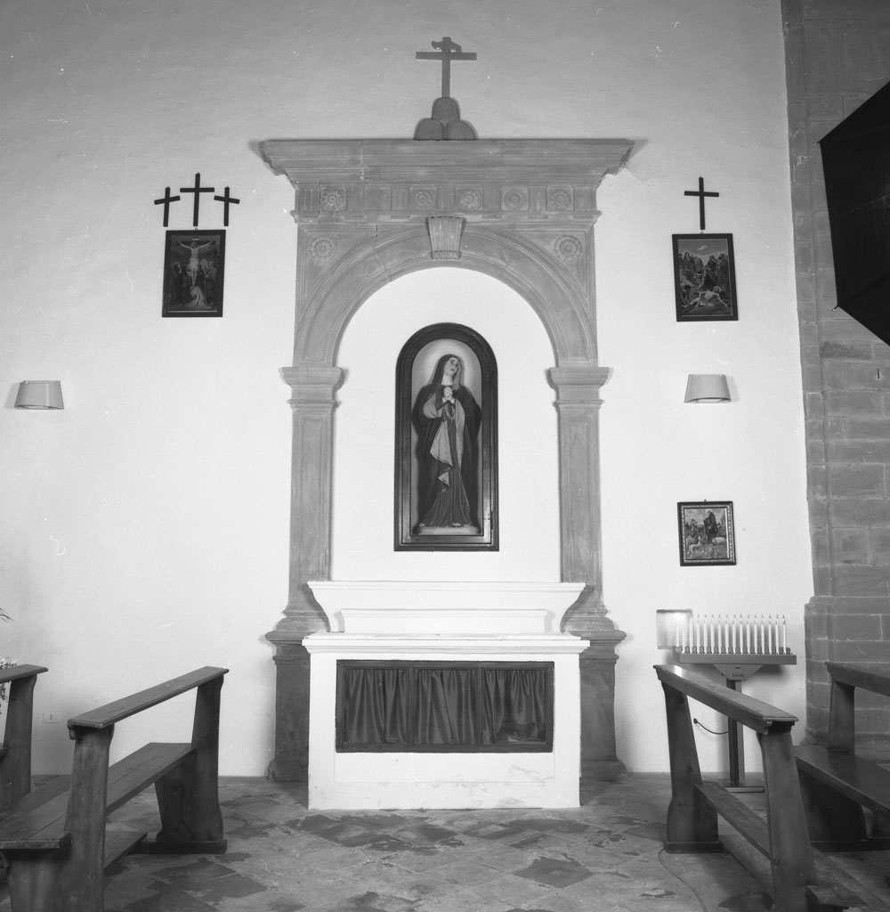 altare, opera isolata - manifattura toscana (fine sec. XVI)