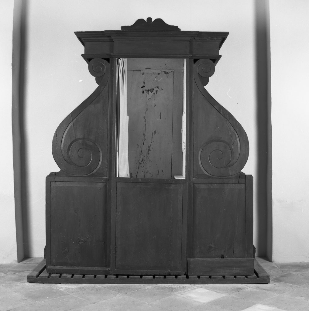 confessionale, serie - manifattura toscana (fine sec. XVII)