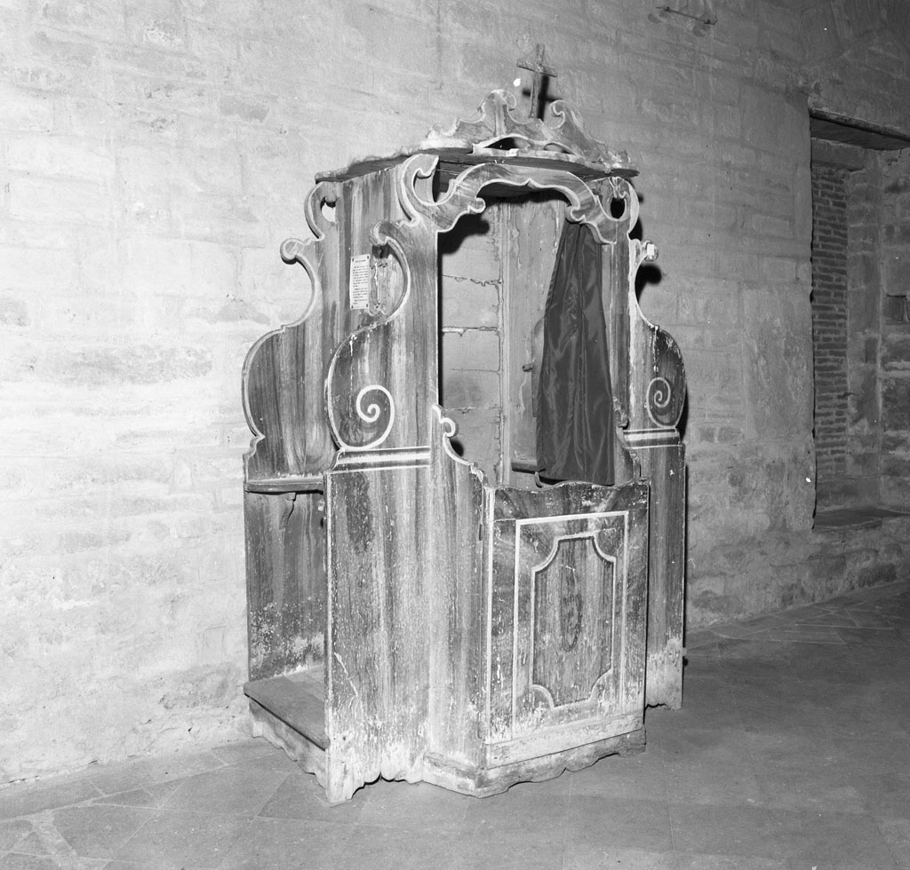 confessionale - bottega toscana (sec. XVII)