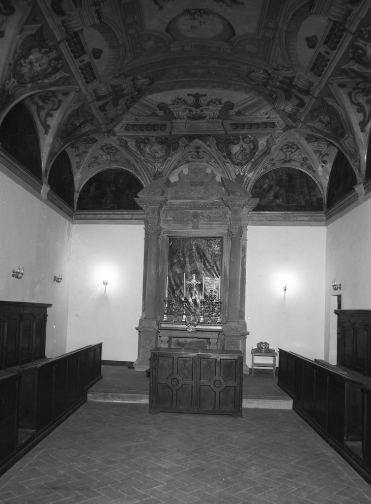 altare maggiore - manifattura toscana (fine/inizio secc. XVI/ XVII)