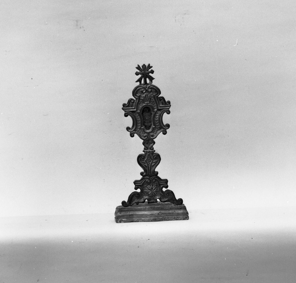 reliquiario - a ostensorio - bottega toscana (fine sec. XVIII)