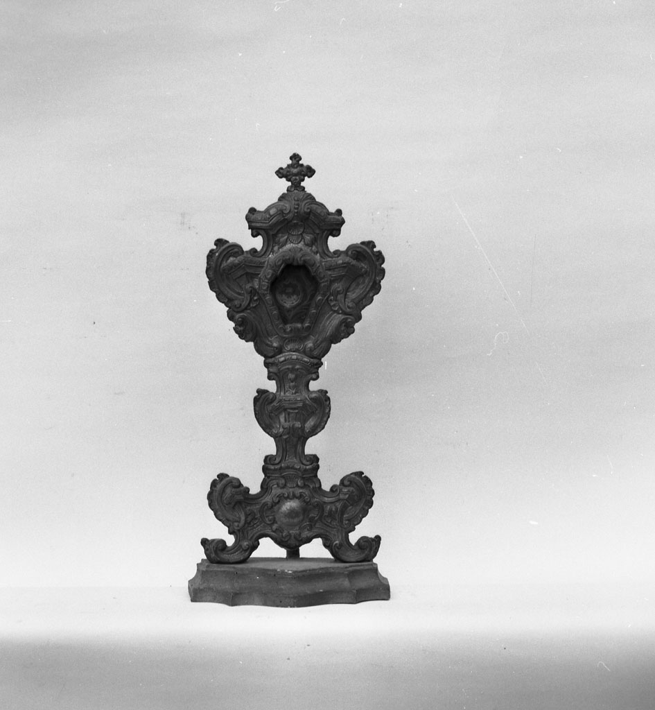 reliquiario-ostensorio, serie - bottega toscana (inizio sec. XVIII)