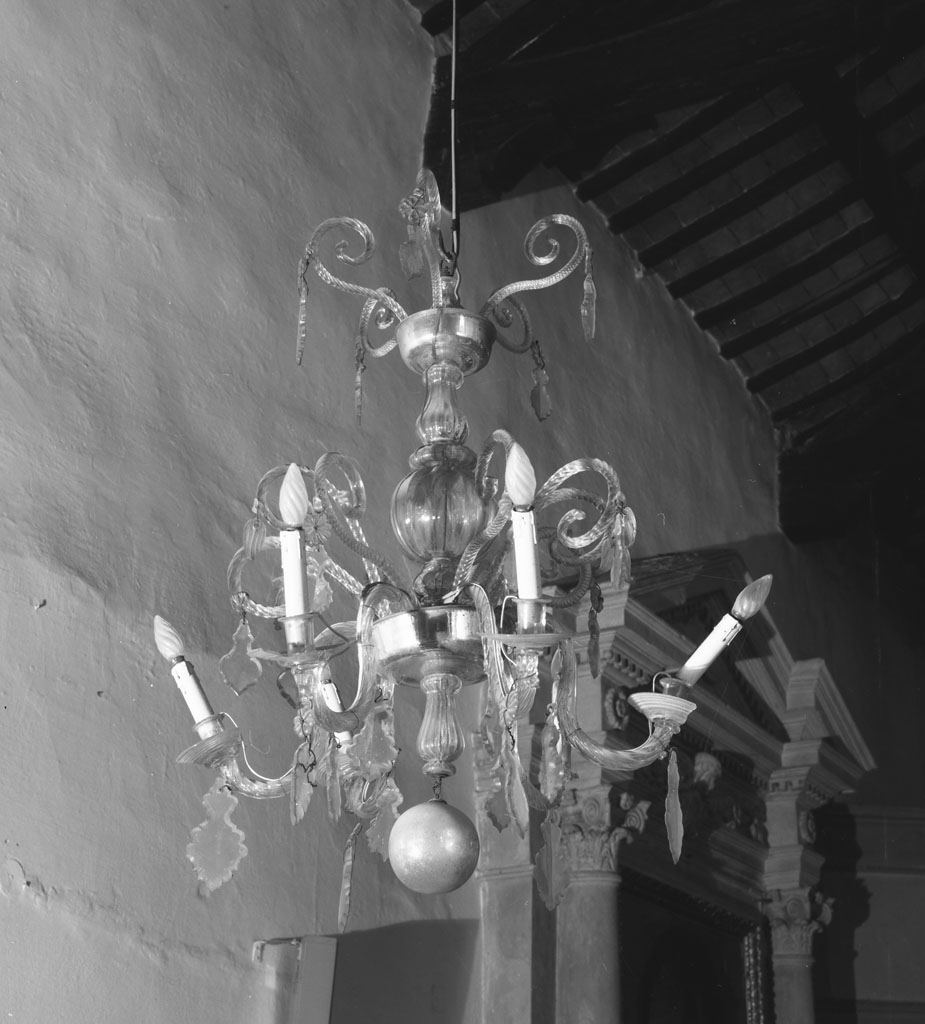 lampadario, coppia - bottega muranese (sec. XIX)