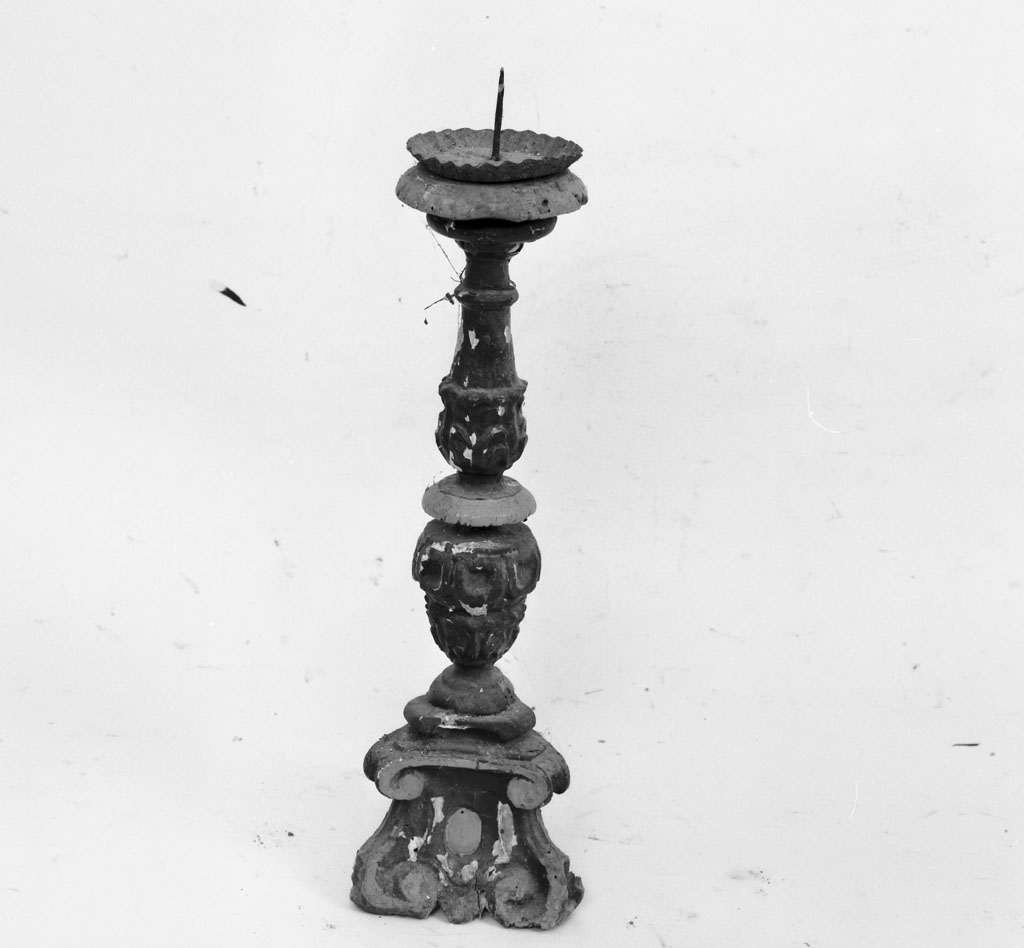 candeliere, serie - bottega toscana (fine sec. XVII)