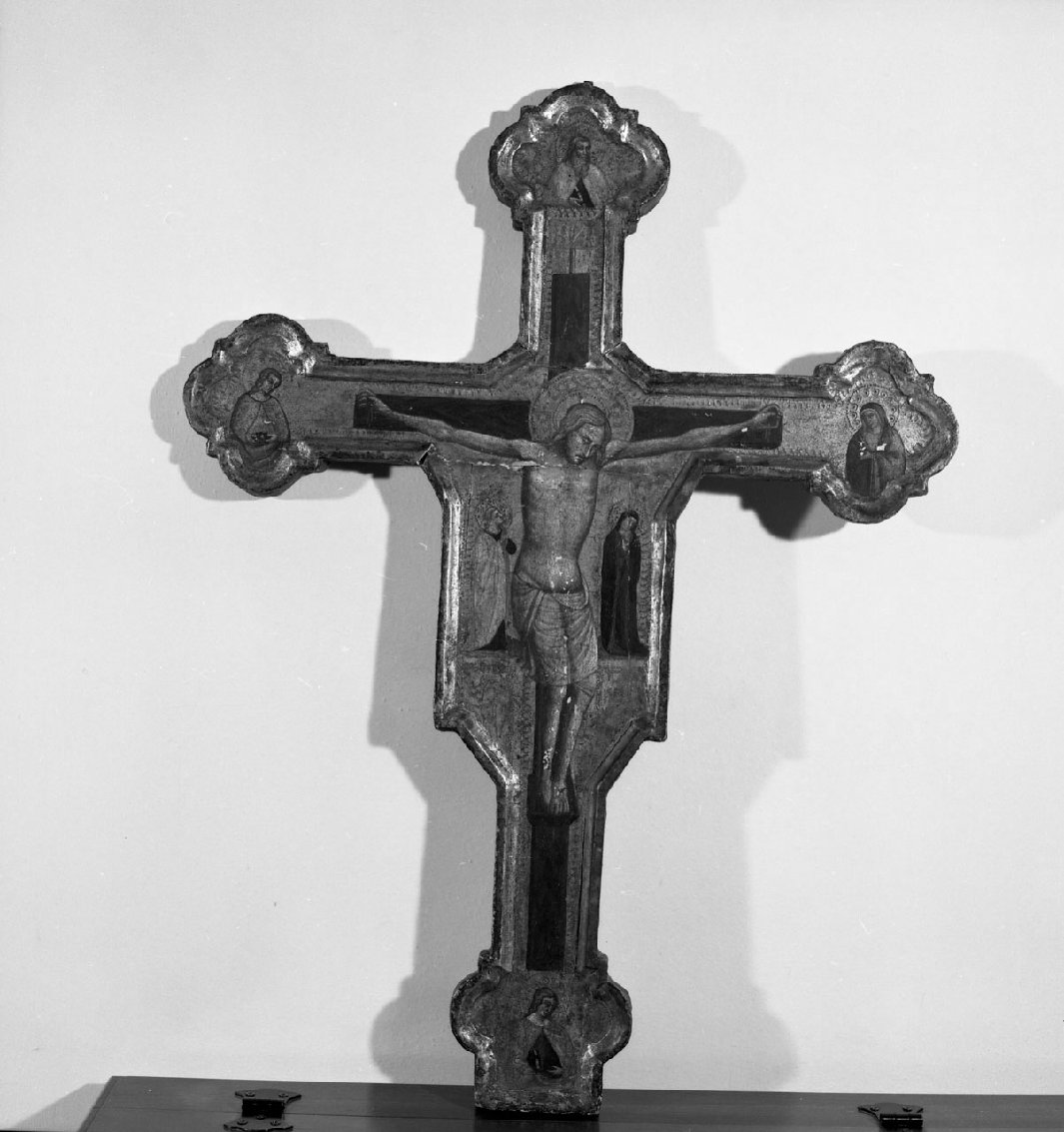 Cristo crocifisso (croce dipinta) - ambito fiorentino (seconda metà sec. XIV)