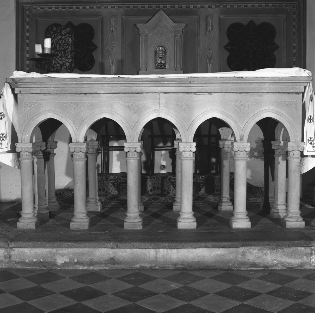 altare maggiore - bottega toscana (sec. XX)