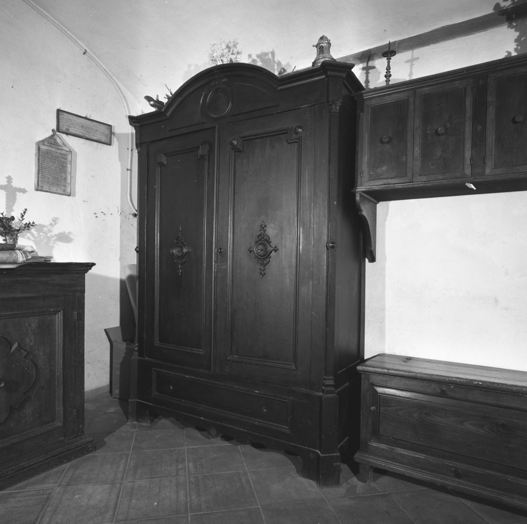 armadio da sacrestia - bottega toscana (sec. XIX)