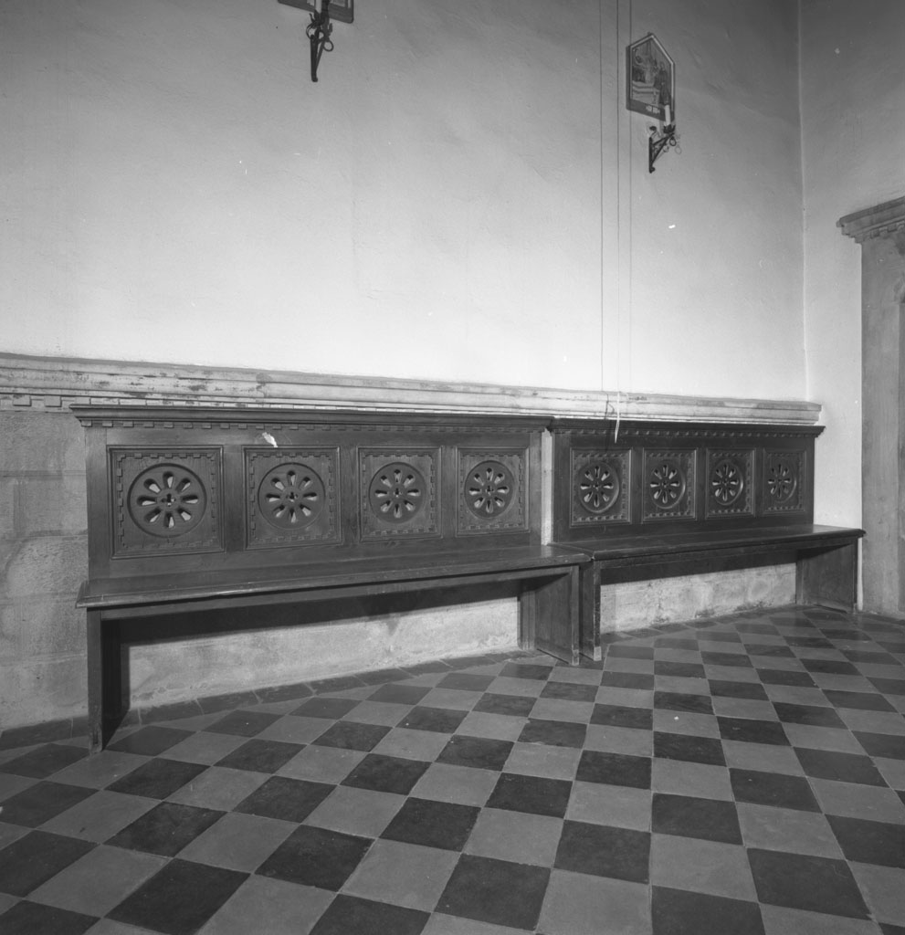 pancale da chiesa, coppia - bottega toscana (sec. XX)