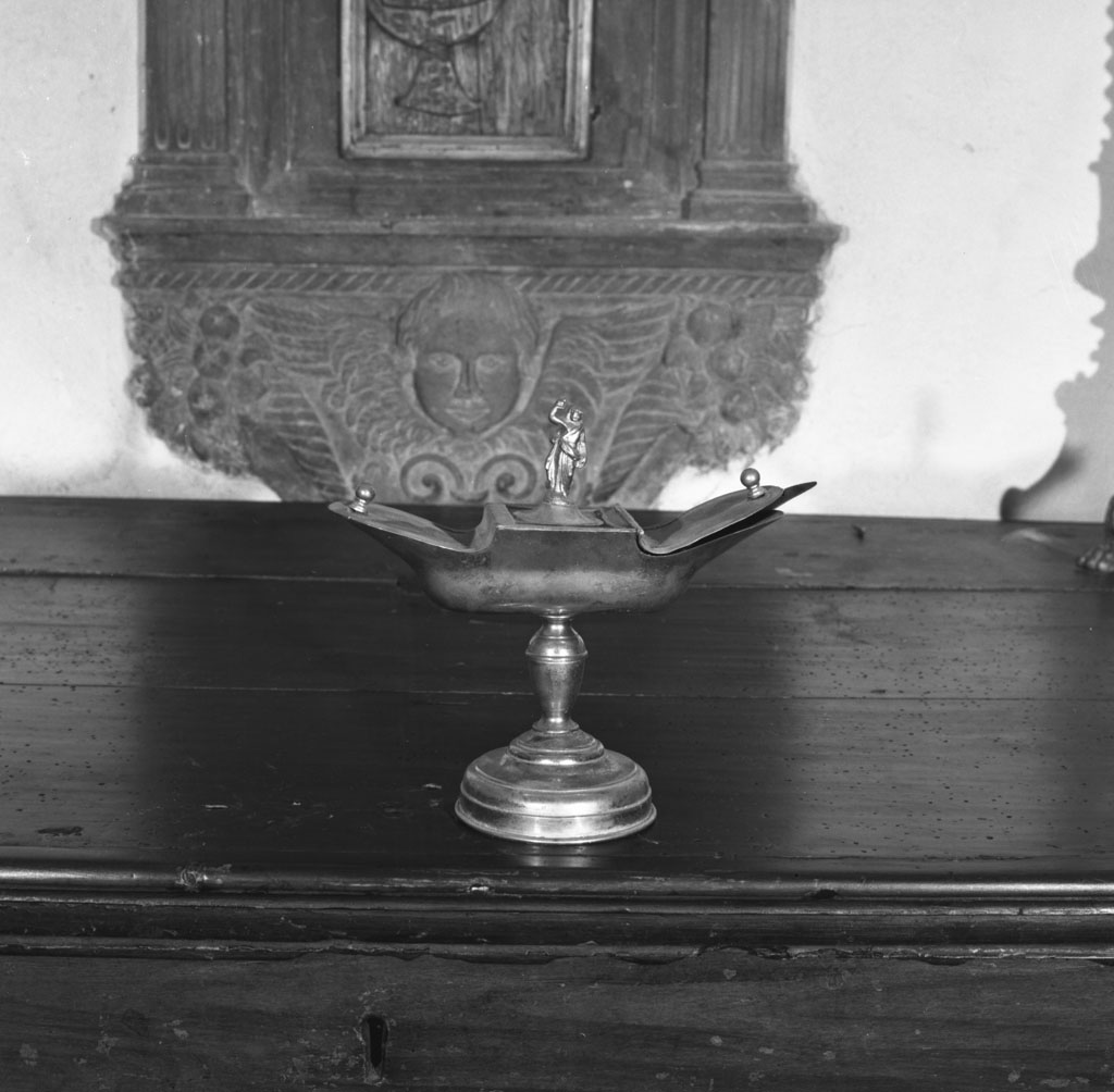 navicella portaincenso - a doppia valva - bottega italiana (sec. XIX)