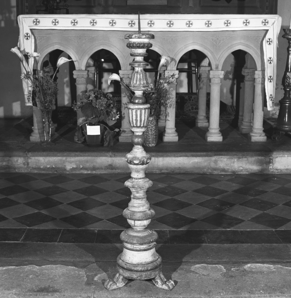 candelabro - bottega aretina (seconda metà sec. XIX)