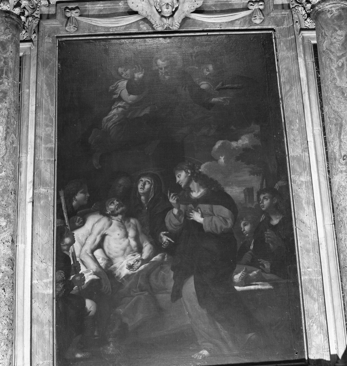 morte di San Giuseppe (dipinto) - ambito toscano (sec. XVIII)