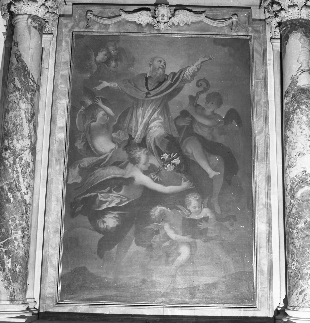 gloria di San Francesco di Sales (dipinto) - ambito toscano (sec. XVIII)