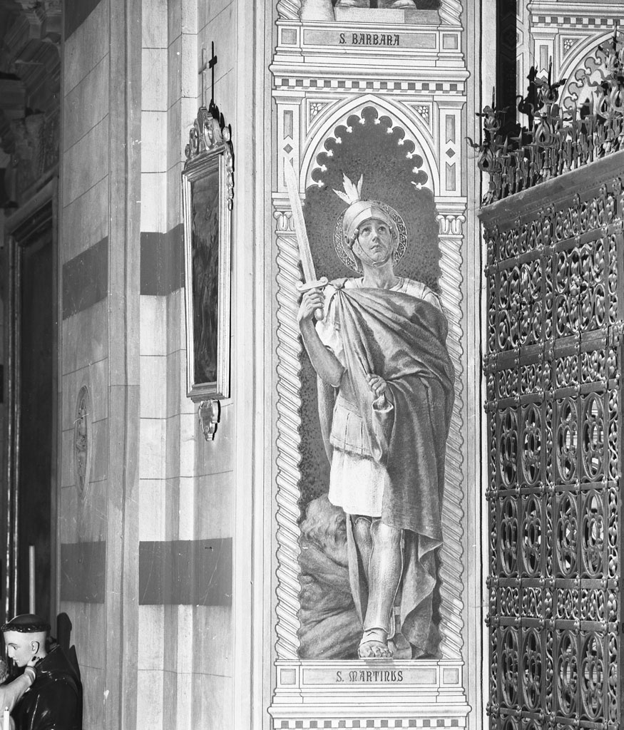 San Martino (dipinto) di Bignami Vespasiano detto Vespa (sec. XX)