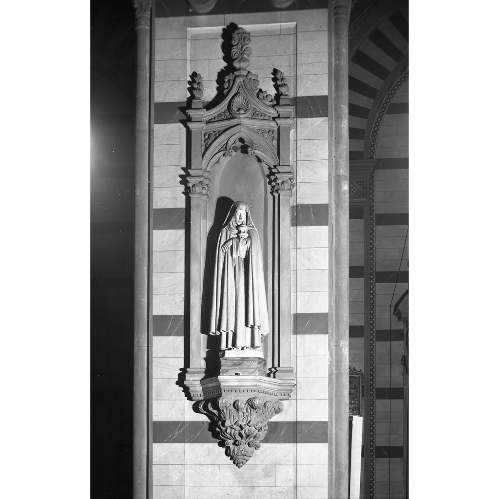 Santa Chiara (statua) di Duprè Amalia (sec. XIX)