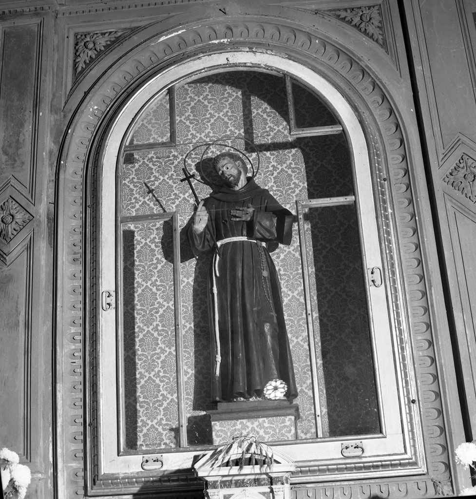 San Francesco d'Assisi (statua) - bottega toscana (sec. XIX)