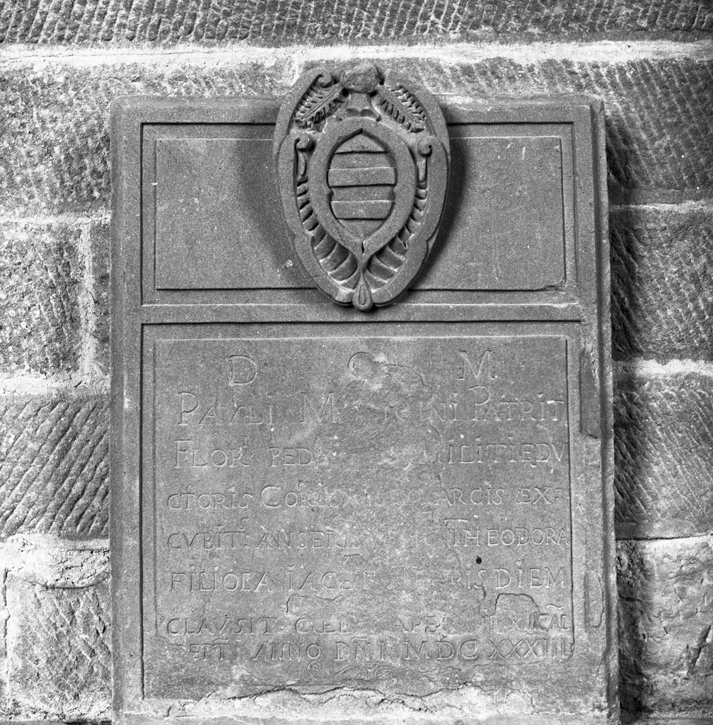 lapide - bottega toscana (sec. XVII)