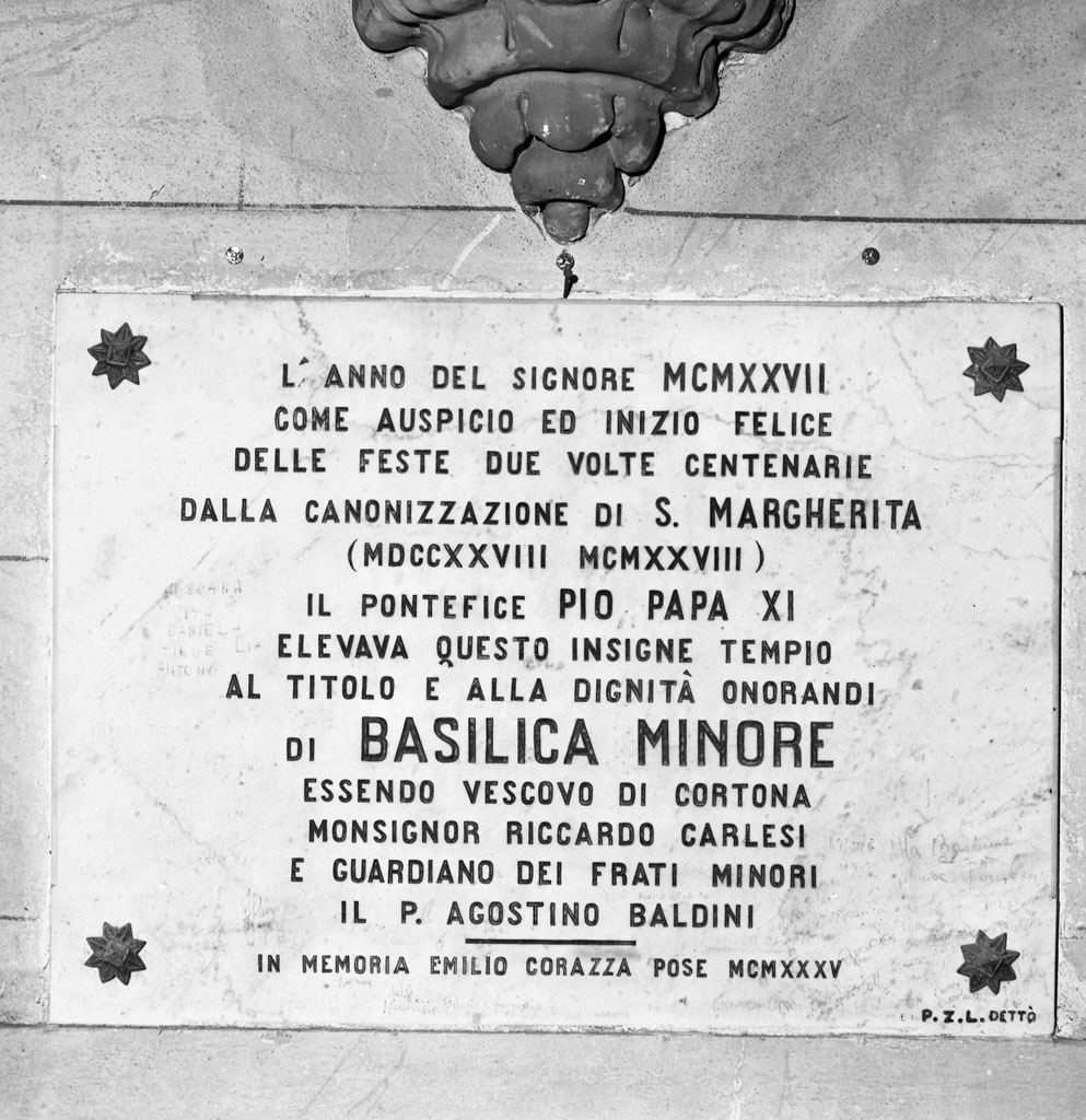 lapide - bottega toscana (sec. XX)