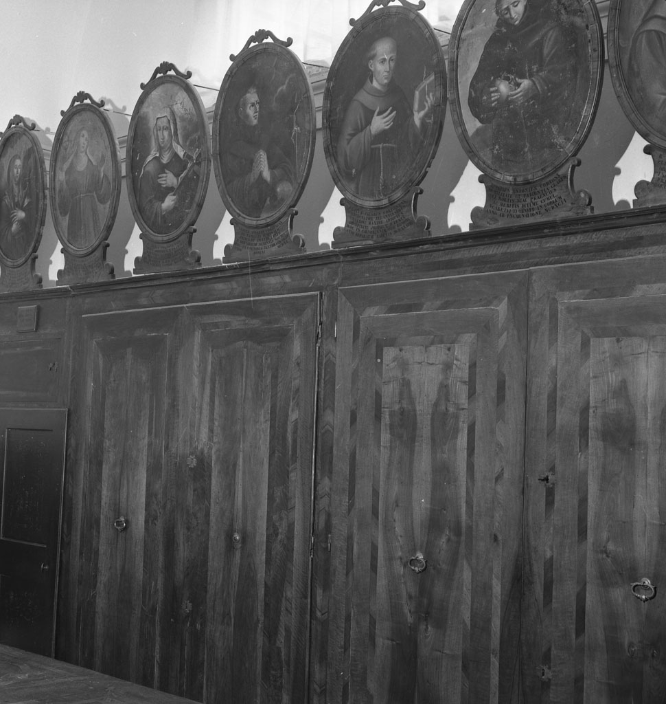 armadio da sacrestia, coppia - produzione toscana (fine sec. XVIII)