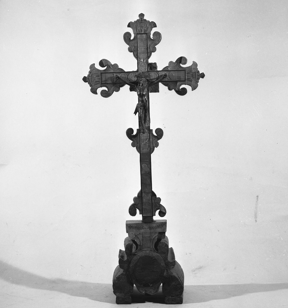 croce - bottega toscana (sec. XVII)