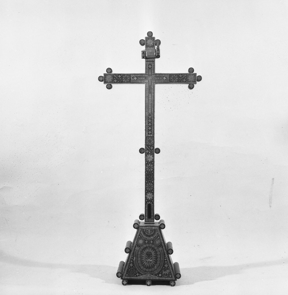 croce - bottega toscana (sec. XVII)