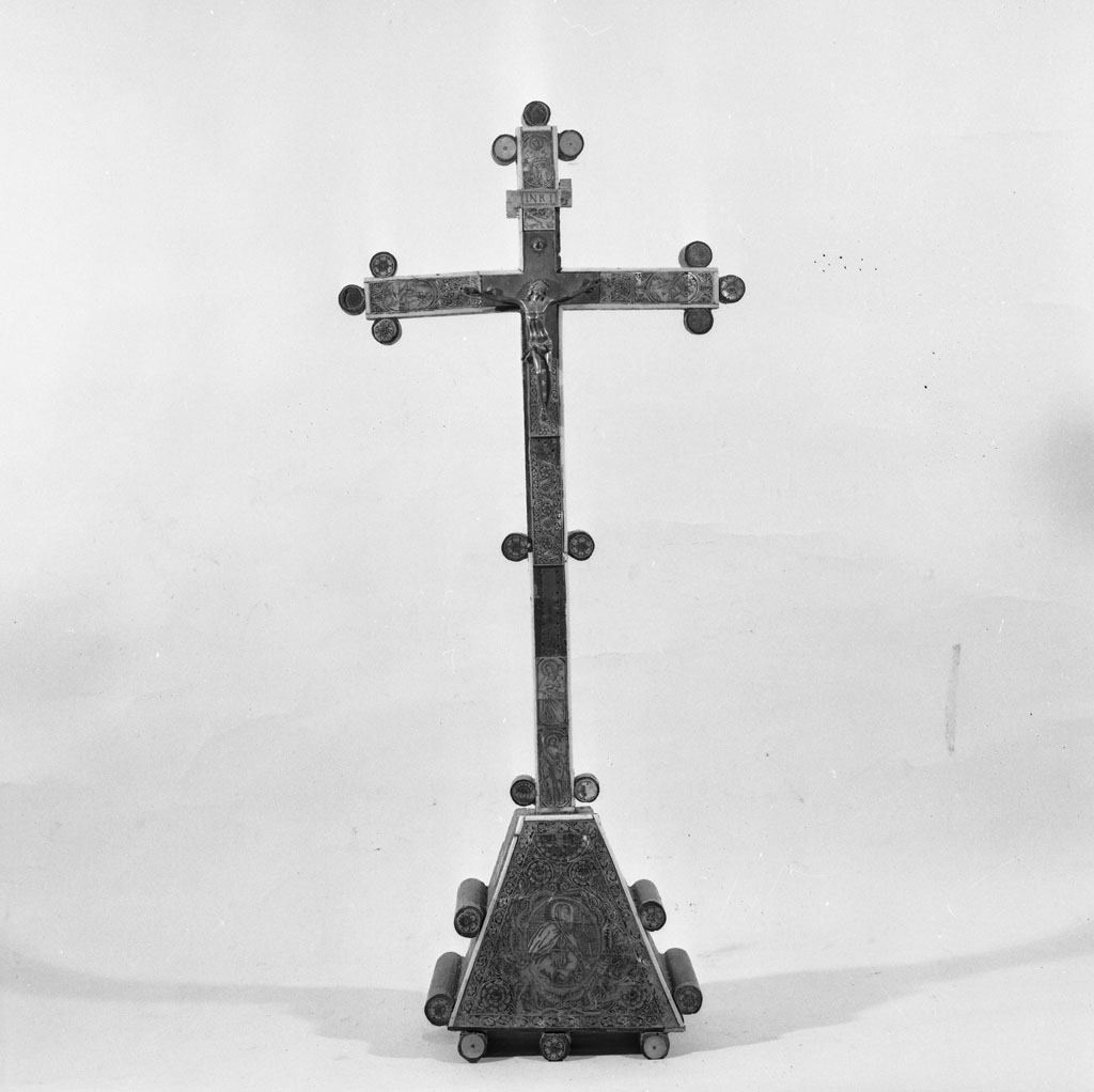 Cristo crocifisso (croce) - bottega toscana (fine/inizio secc. XVII/ XVIII)