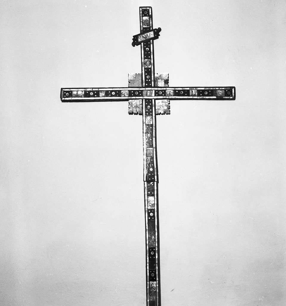 Cristo crocifisso (croce processionale) - bottega toscana (sec. XIX)