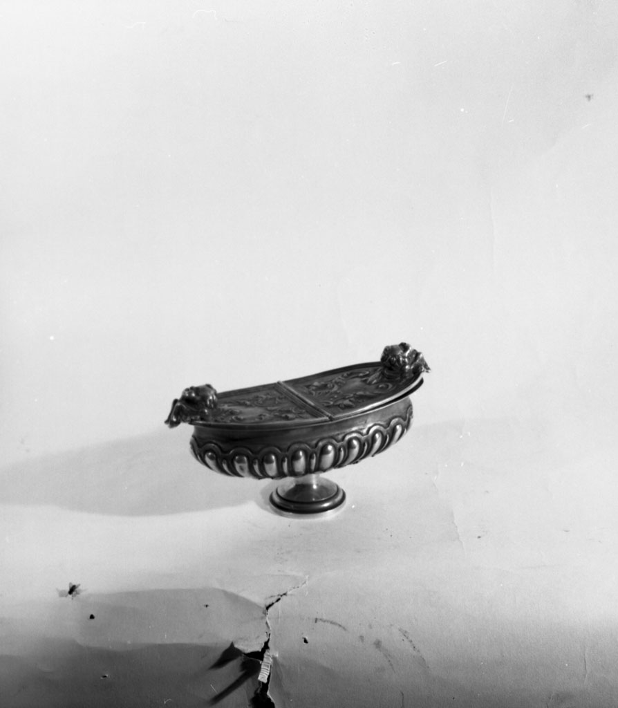 navicella portaincenso - bottega toscana (sec. XVIII)