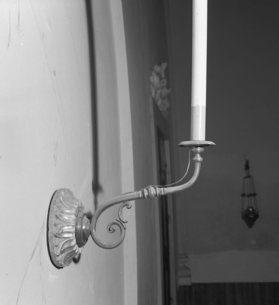 candeliere da parete, coppia - bottega toscana (fine sec. XVIII)