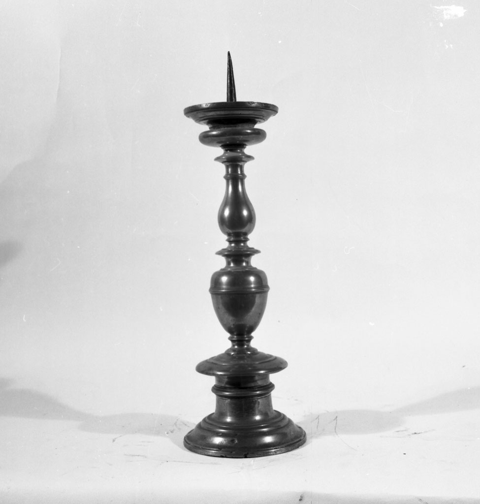 candeliere, coppia - manifattura toscana (sec. XVIII)