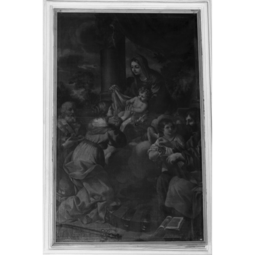 matrimonio mistico di Santa Caterina d'Alessandria (dipinto) di Castellucci Salvi (attribuito) (sec. XVIII)