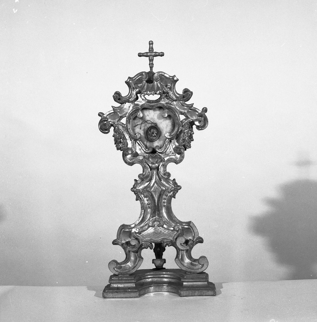 reliquiario - a ostensorio - bottega toscana (sec. XVIII)