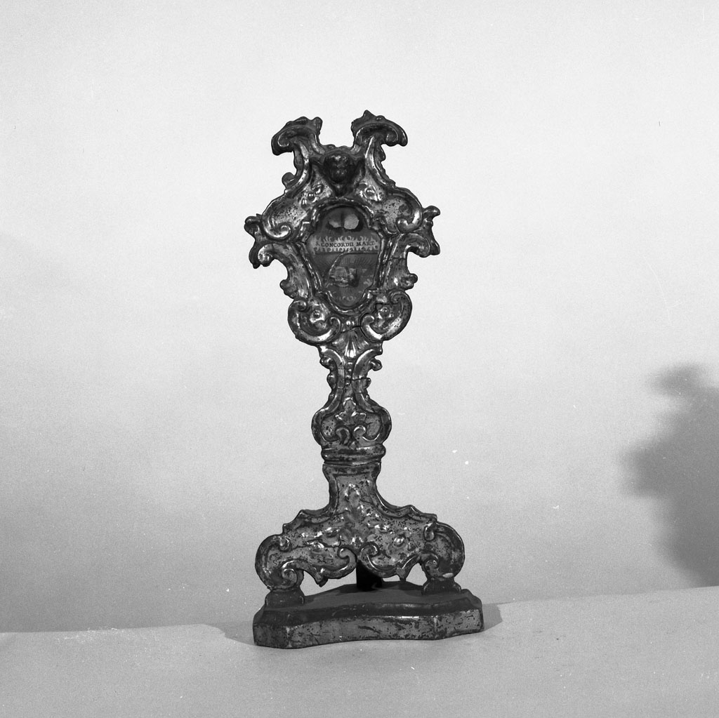 reliquiario - a ostensorio - bottega toscana (sec. XVIII)