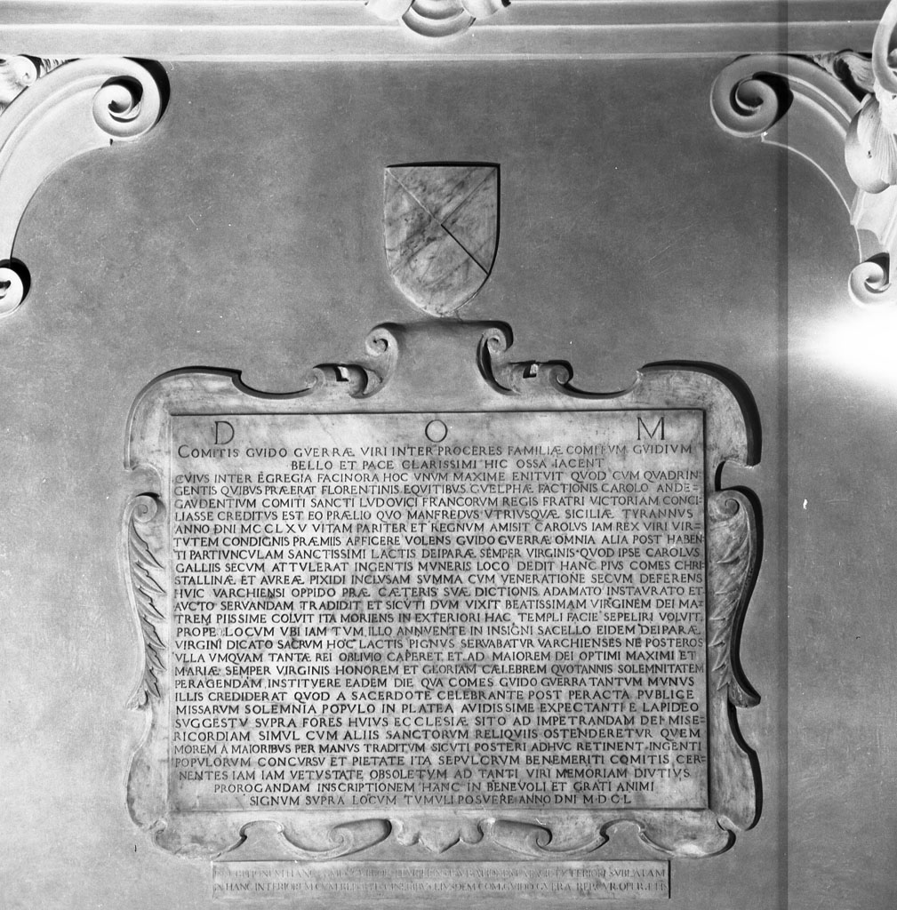 lapide - bottega toscana (sec. XVII)