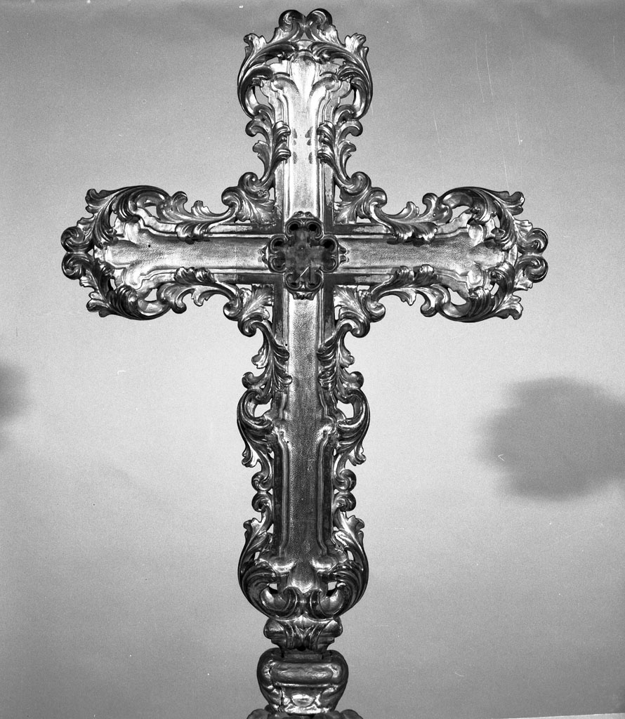 reliquiario - a croce - bottega toscana (sec. XVIII)